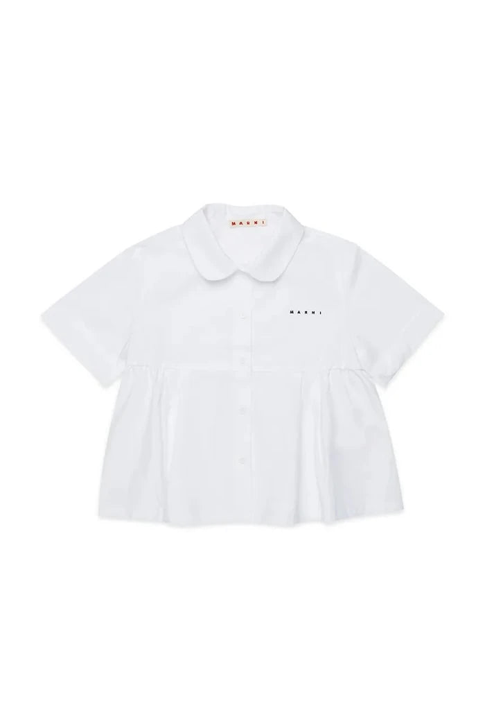 Marni çocuklar için pamuklu gömlek bluz MC121F SHIRT