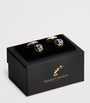 Deakin & Francis White Gold Knot Cufflinks
