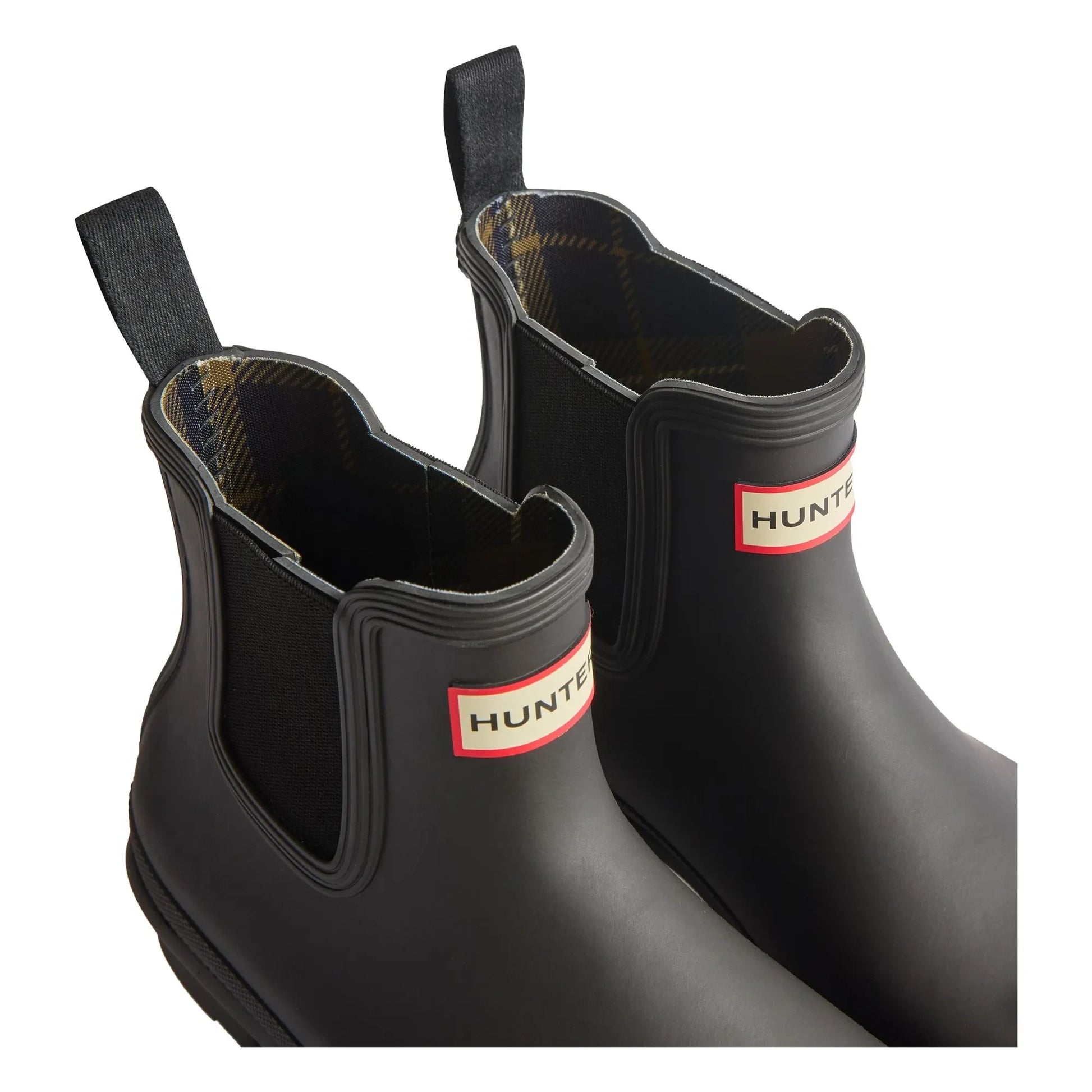 Hunter - Chelsea Boots Original Tartan Rubber | Black