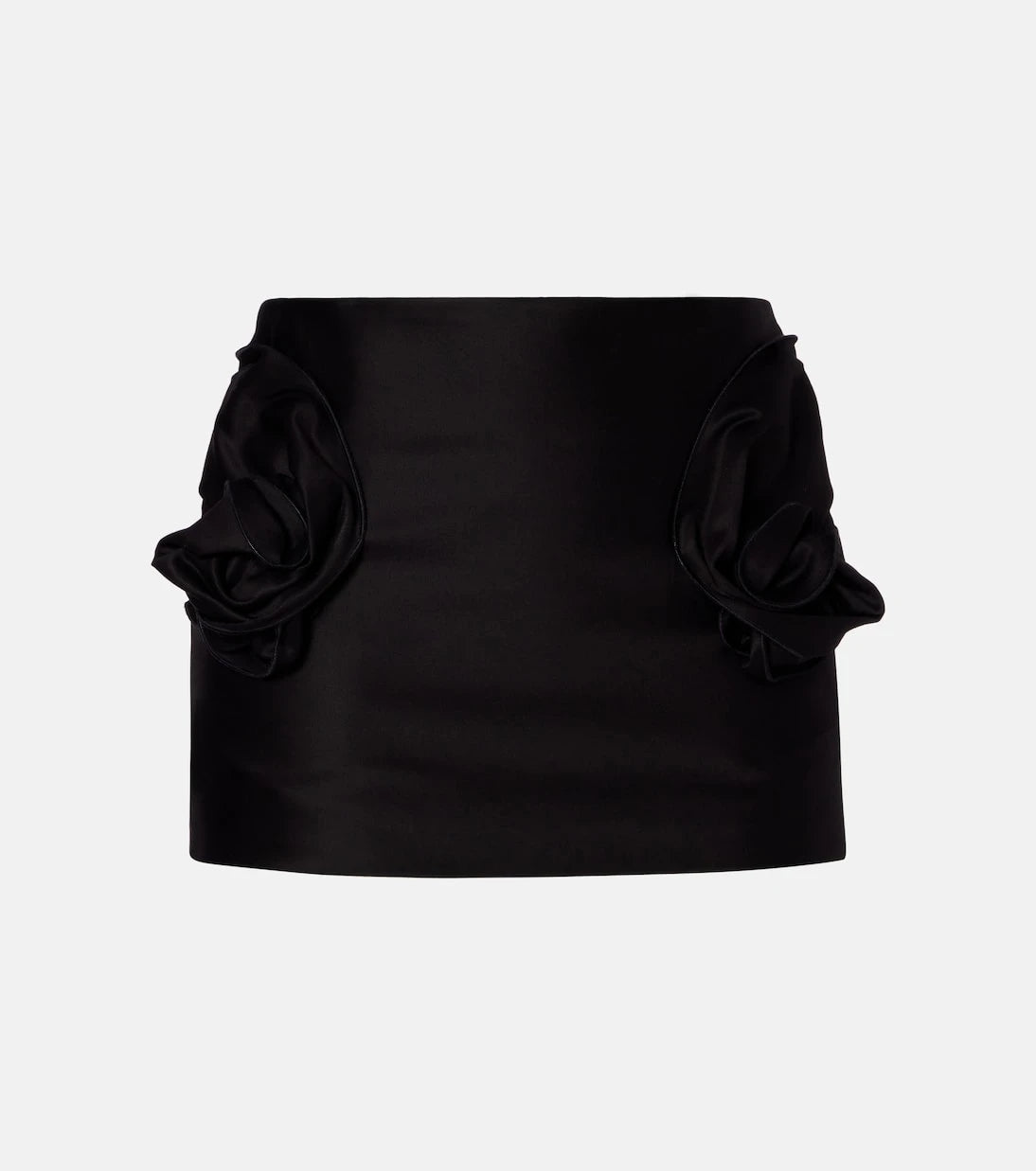 Magda Butrym - Floral-appliqué cotton miniskirt