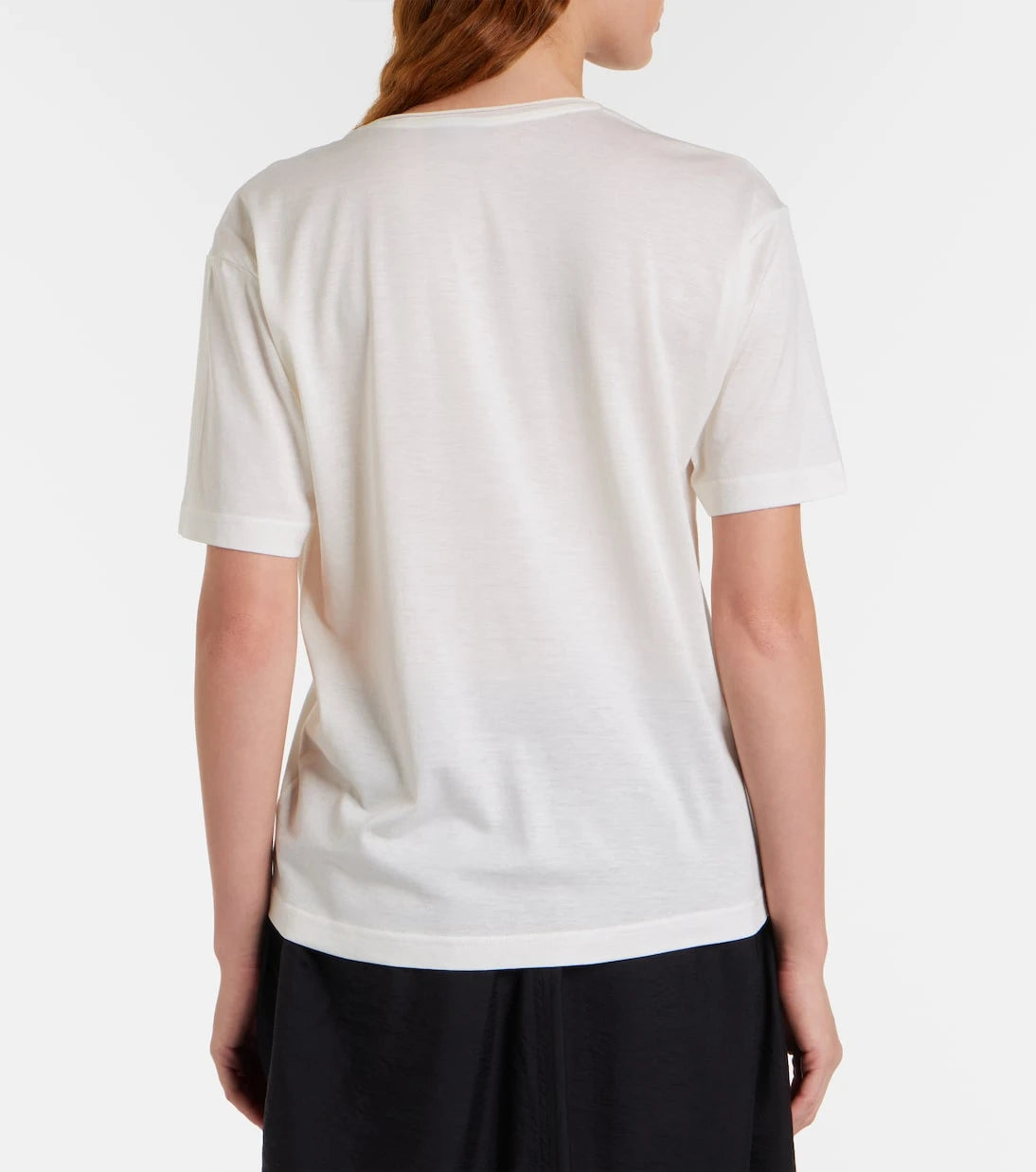 Toteme - Cotton and silk T-shirt