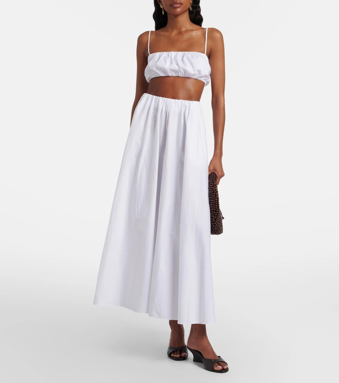 Staud - Fiore cotton crop top