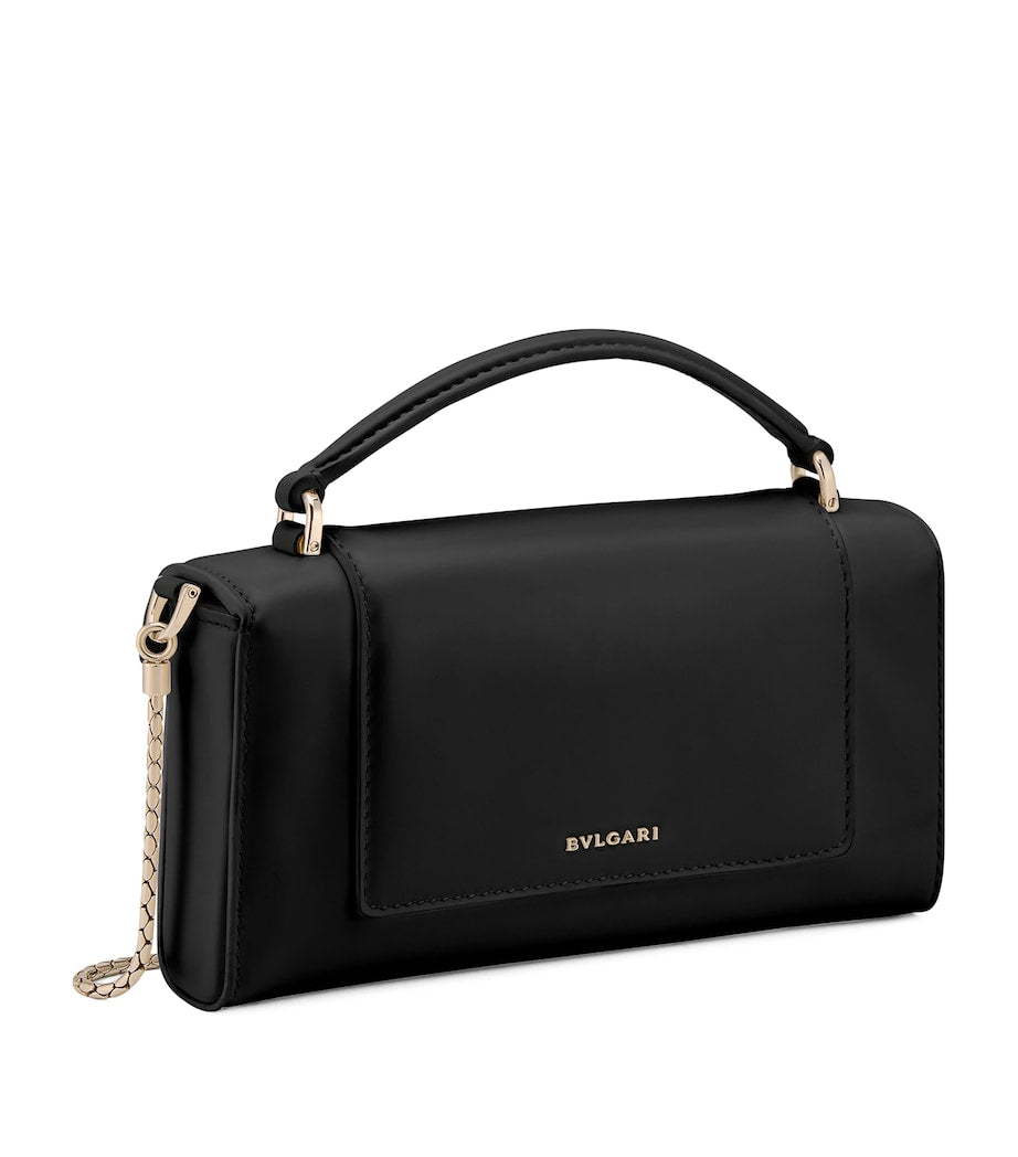 Bvlgari Black Serpenti Forever Cross-Body Phone Bag