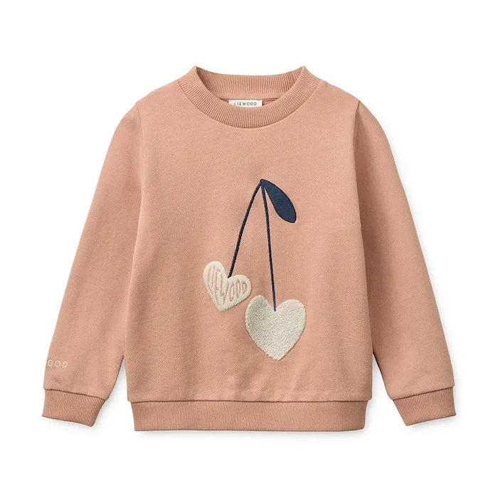 Детски памучен суичър Liewood Thora Placement Sweatshirt