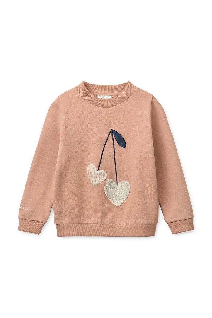 Детски памучен суичър Liewood Thora Placement Sweatshirt