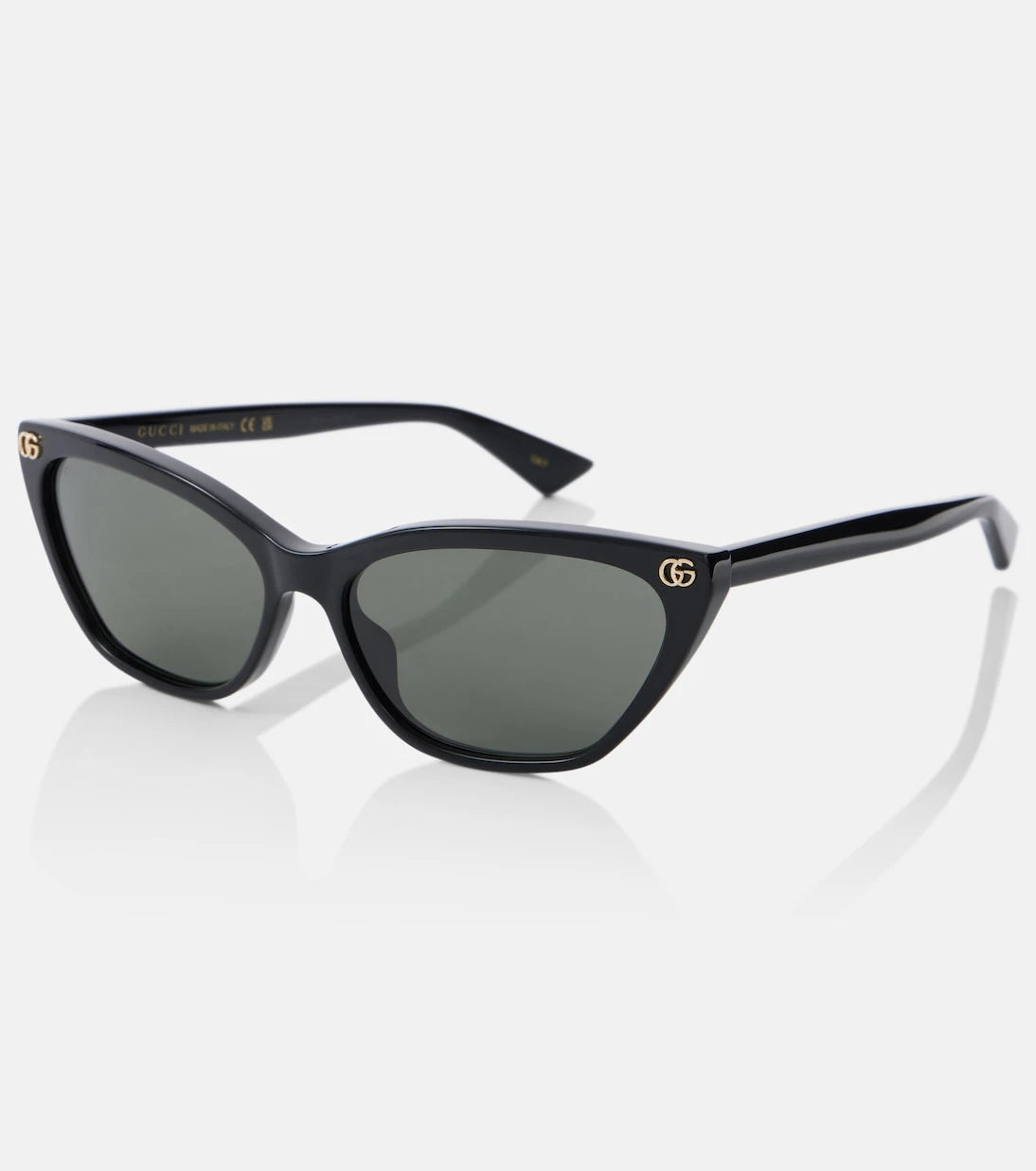 Gucci - نظارة شمسية عين القط بشعار GG المزدوج
