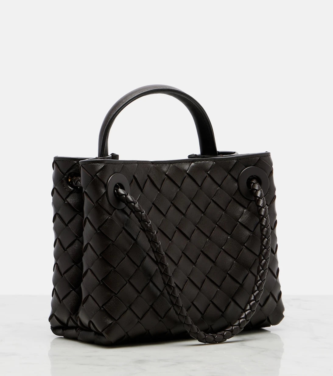 Bottega Veneta - Andiamo Mini leather top-handle bag