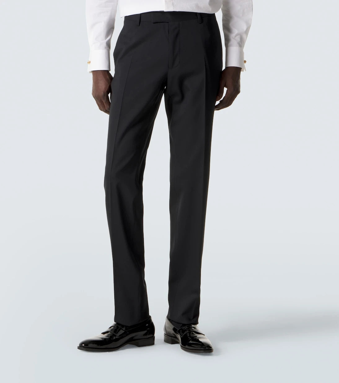 Lardini - Wool tuxedo pants