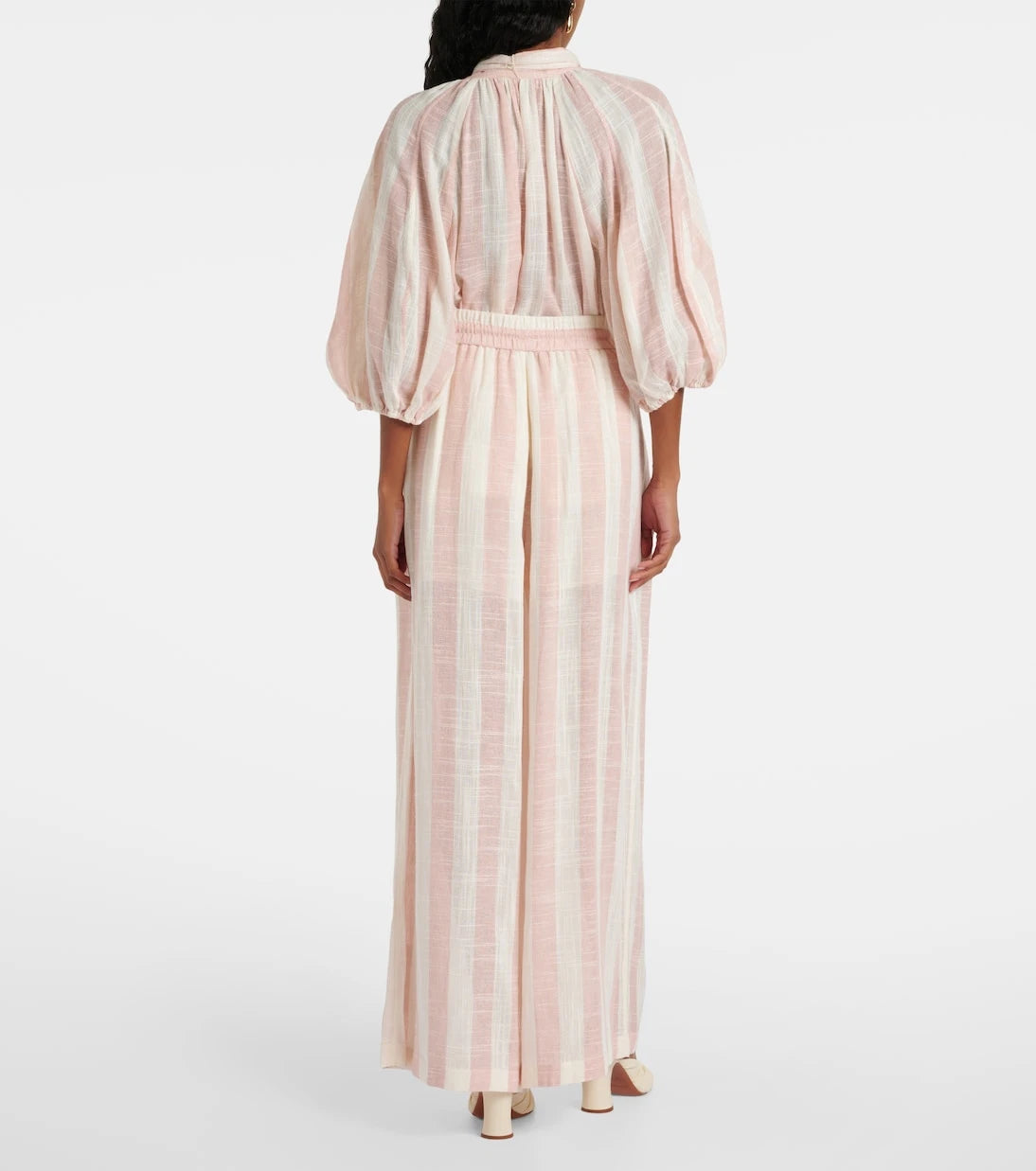 Zimmermann - Acacia striped wide-leg pants