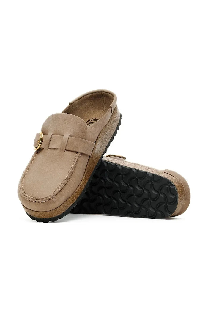 Birkenstock kadın süet terlik sabo Buckley