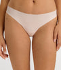 Hanro Nude Invisible Cotton Thong