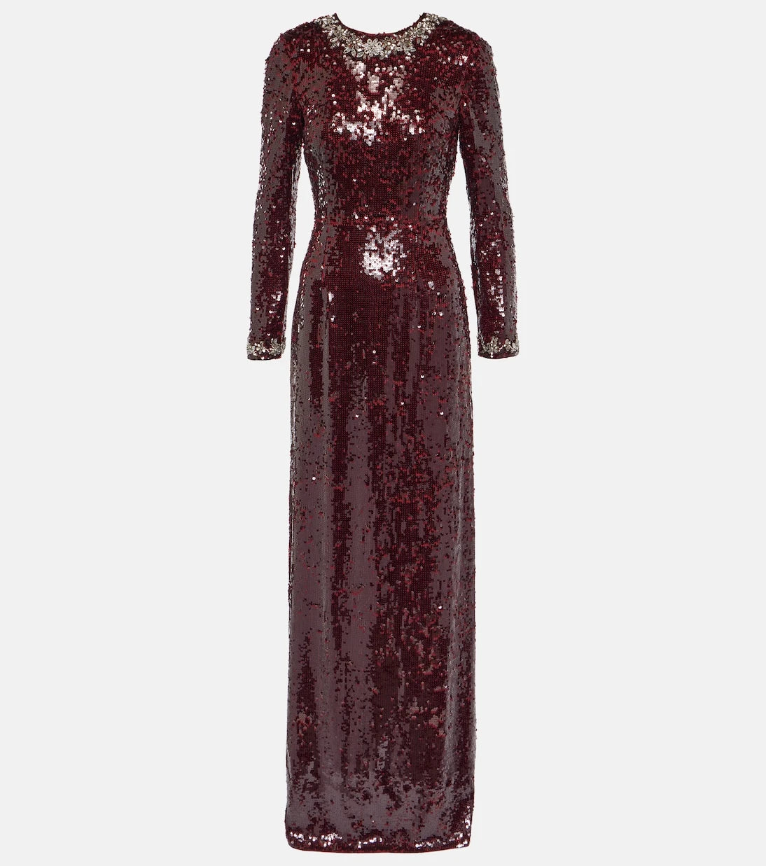 Erdem - Yoanna sequined open-back gown