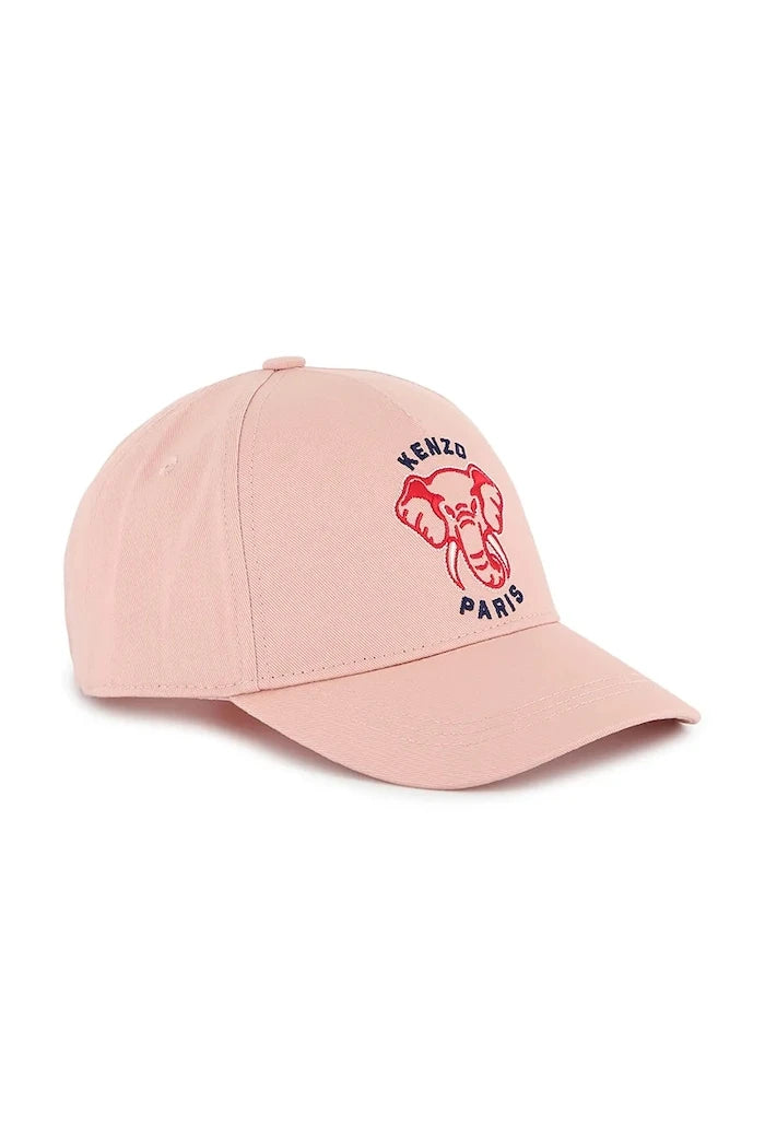 Детска памучна шапка с козирка Kenzo Kids