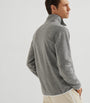 Cashmere-Blend Quarter-Zip Sweatshirt