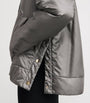 Max Mara Grey The Cube Hooded Puffer Jacket