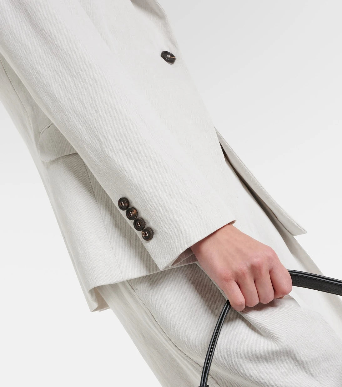 Brunello Cucinelli - Pamuk ve keten blazer ceket