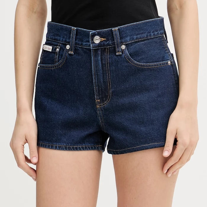 Calvin Klein Jeans къс панталон дамски деним