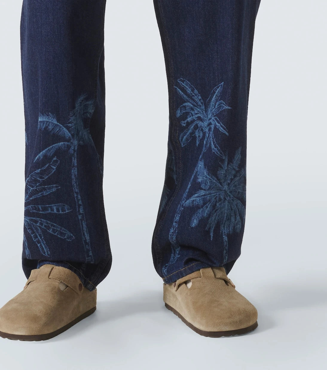 Alanui - Jungle printed straight jeans
