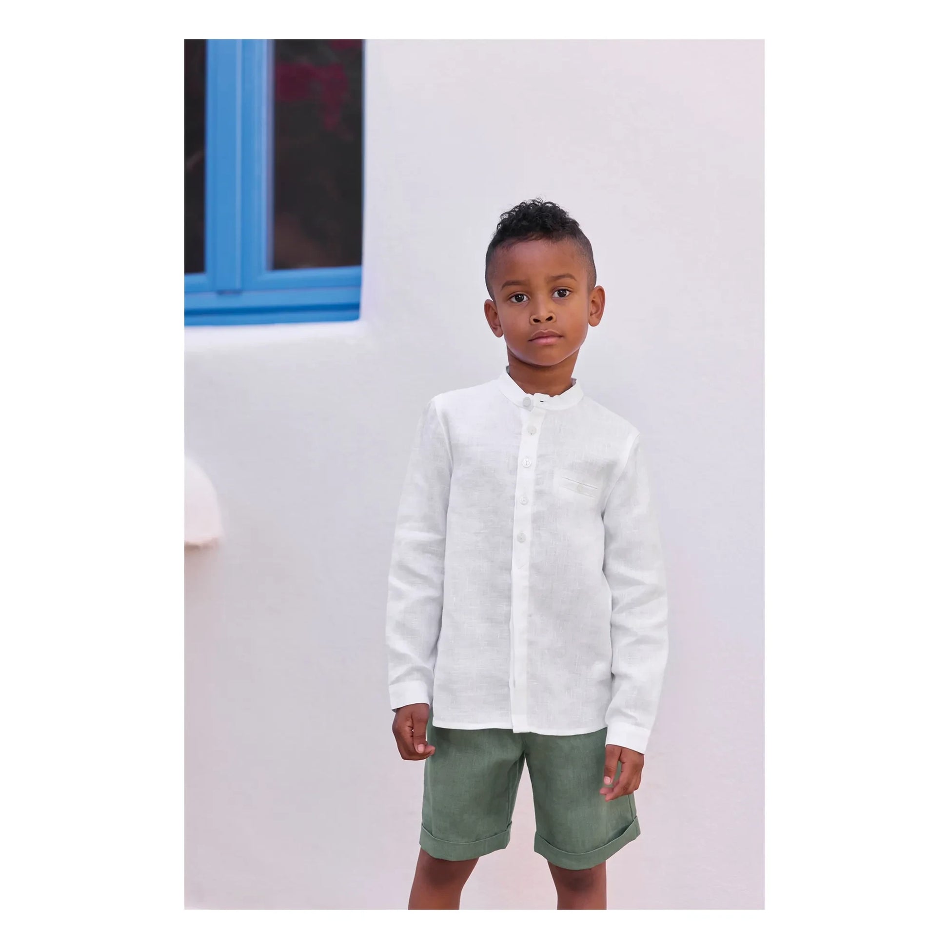 Tartine et Chocolat - Linen shirt | White