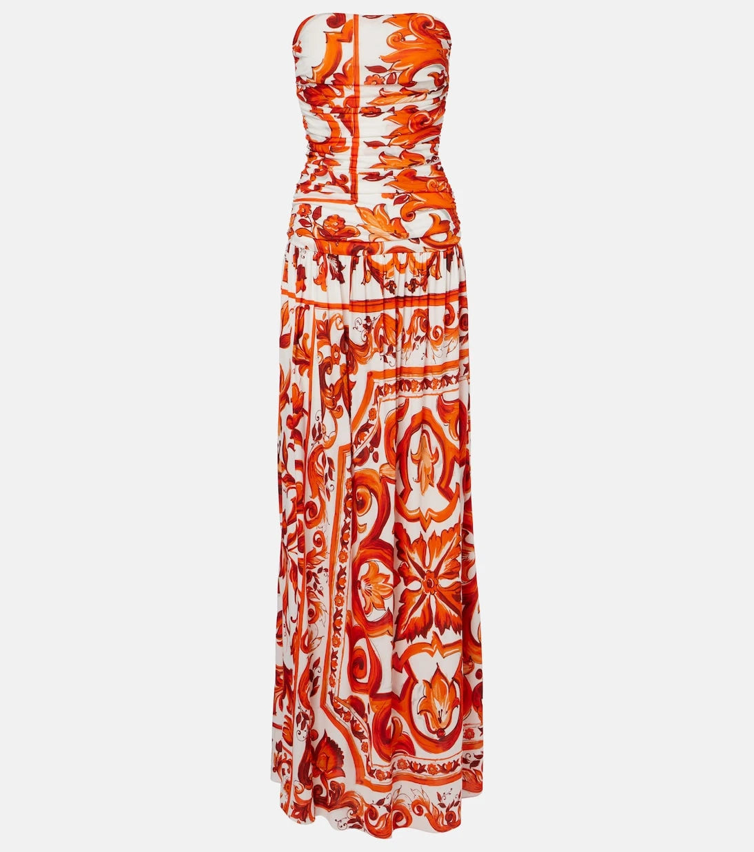 Dolce&Gabbana - Majolica organza midi dress