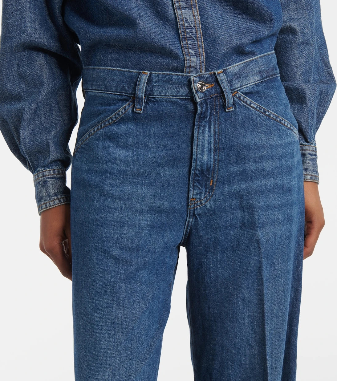Frame - Le Baggy Palazzo wide-leg jeans
