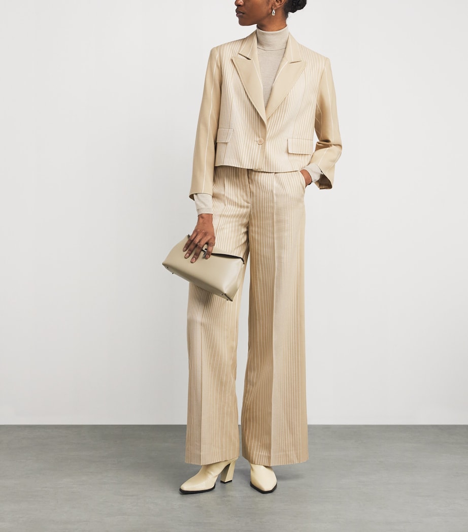 Multi Embroidered Stripe Berlier Blazer