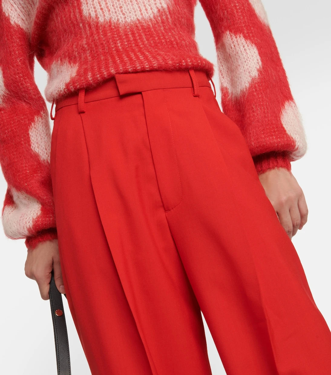 Marni - بنطلون صوف بقصة مستدقة