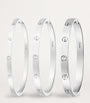 Cartier LOVE Classic White Gold Bracelet - Single-Screw Closure