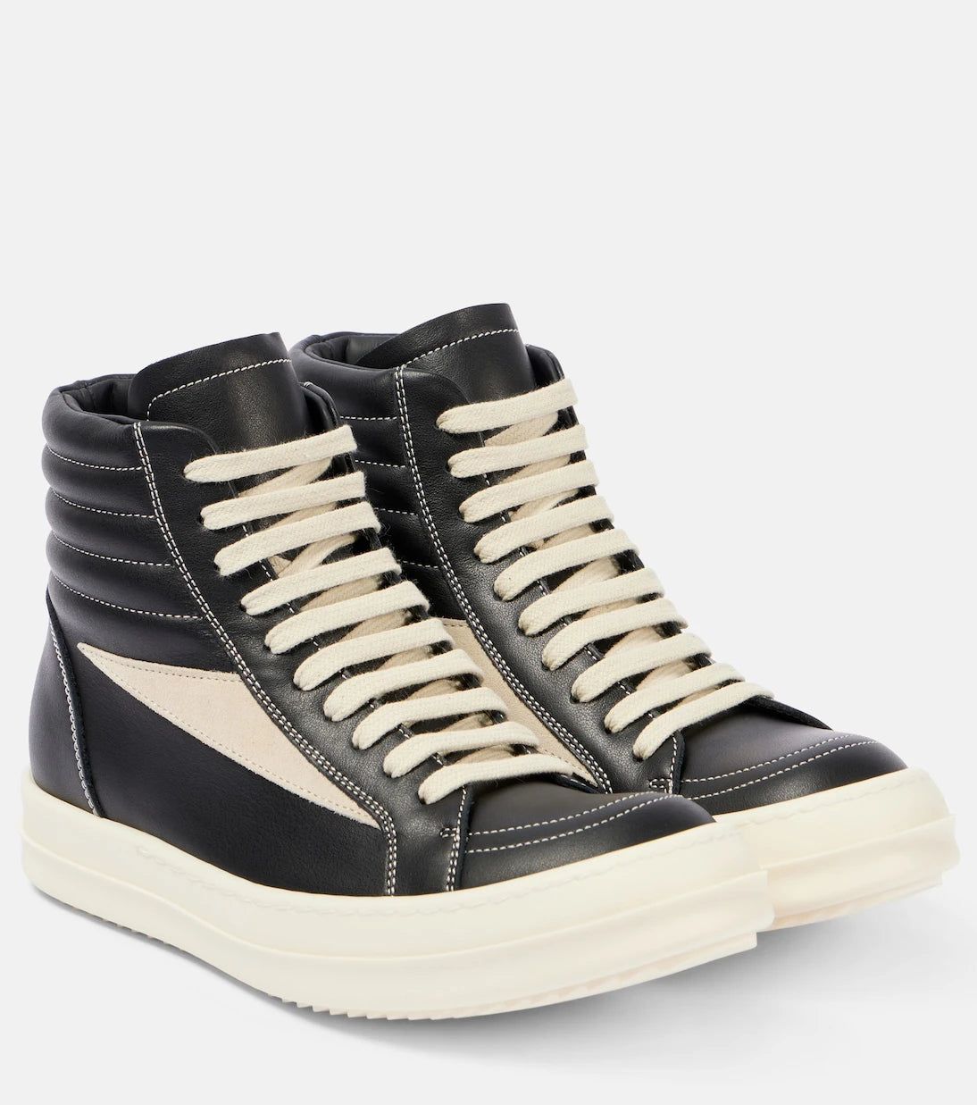 Rick Owens - Vintage leather high-top sneakers