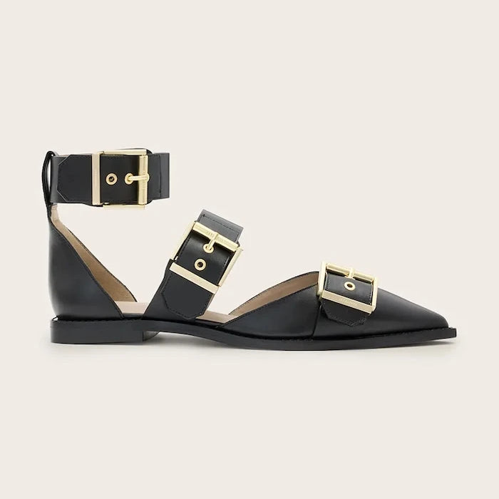 Кожени балеринки AllSaints Sutton Shoe
