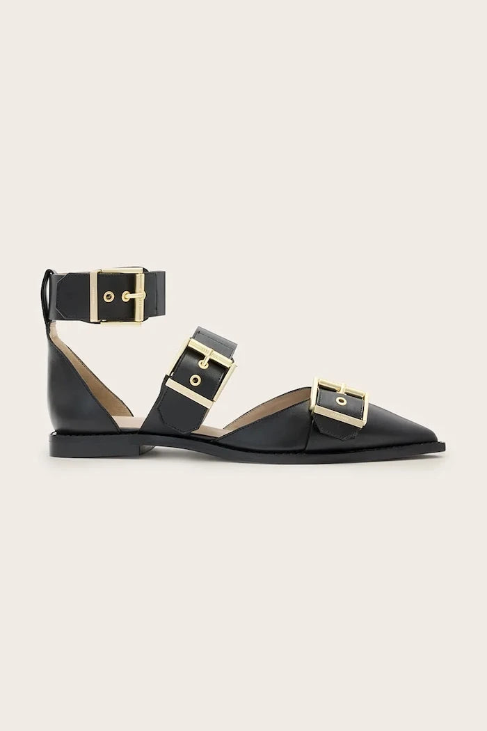 Кожени балеринки AllSaints Sutton Shoe