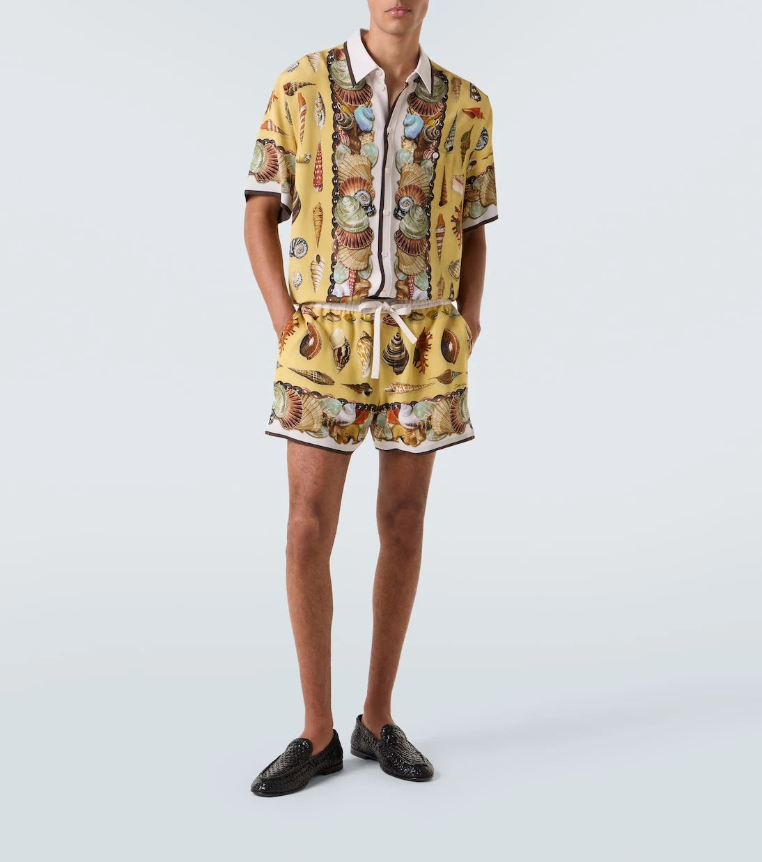 Dolce&Gabbana - Printed silk shorts