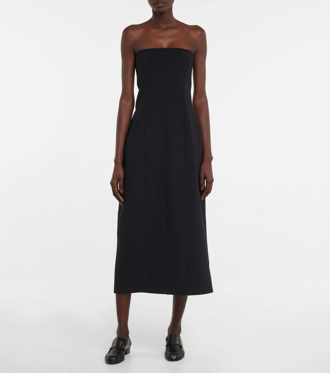 The Row - Strapless midi dress