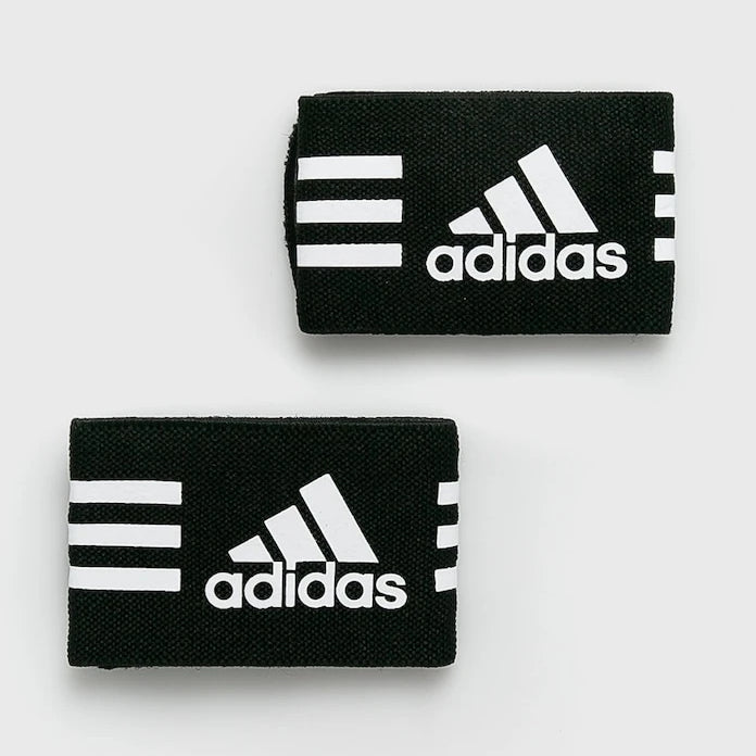 adidas Performance - Futbol kaval koruyucuları ve çoraplarını sabitlemek için bantlar (2 adet)