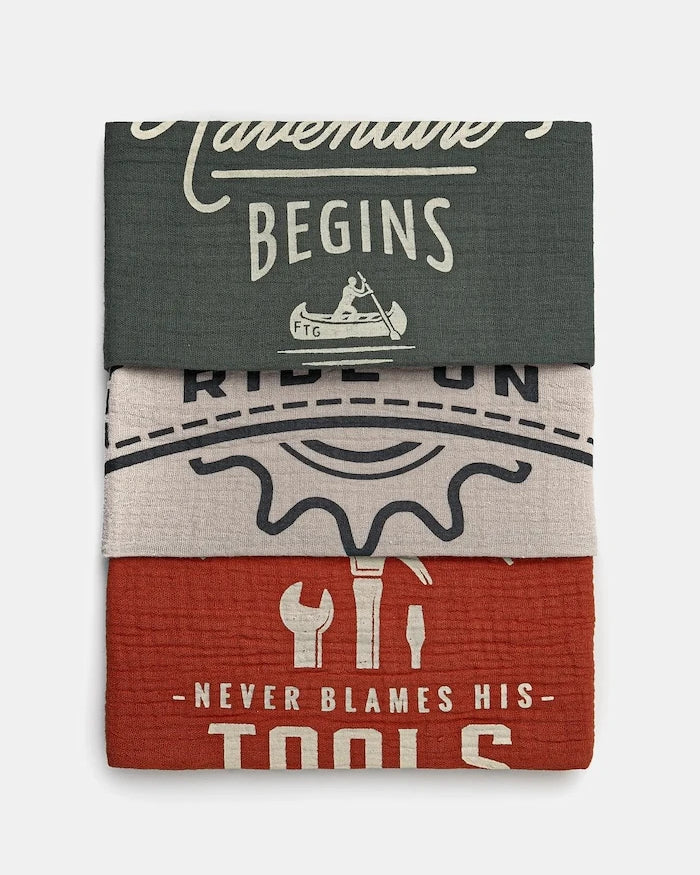 Gentlemen's Hardware Utility Cloth Set (3 Parça) Havlu Seti