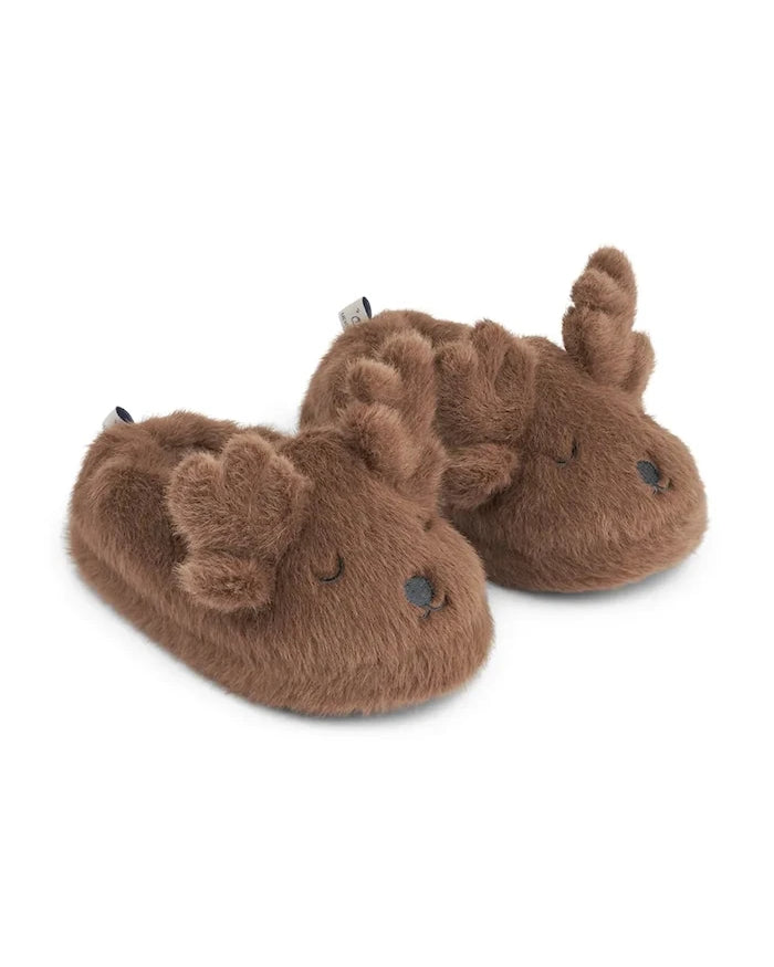 Детски пантофи Liewood Aviaja Reindeer Slippers