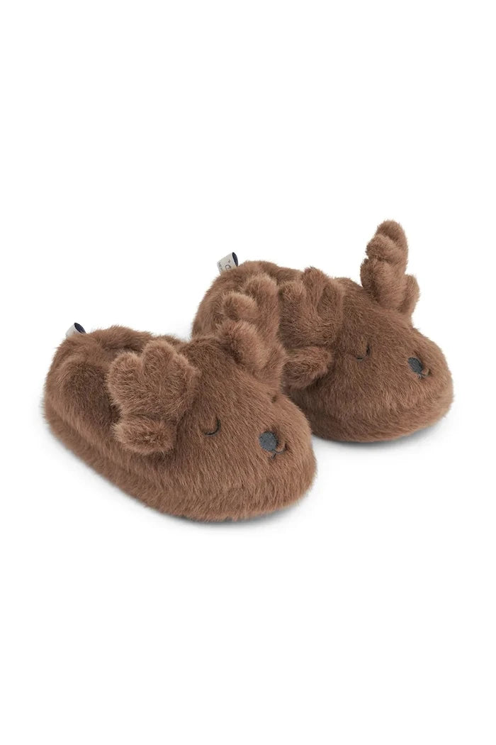 Детски пантофи Liewood Aviaja Reindeer Slippers