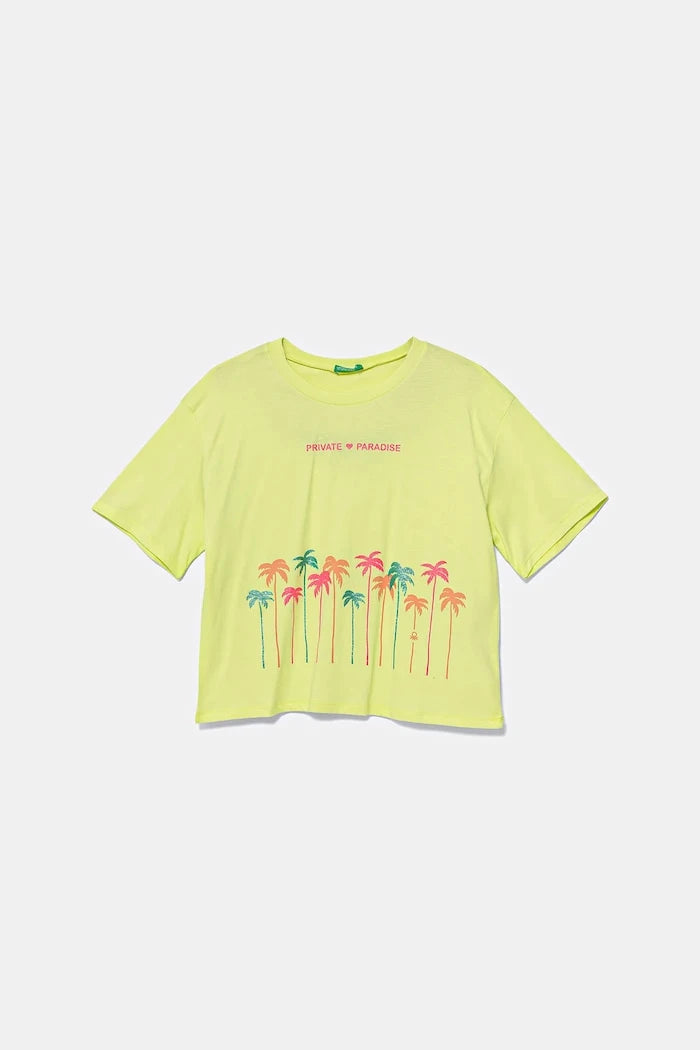 United Colors of Benetton Çocuk Pamuklu Tişört