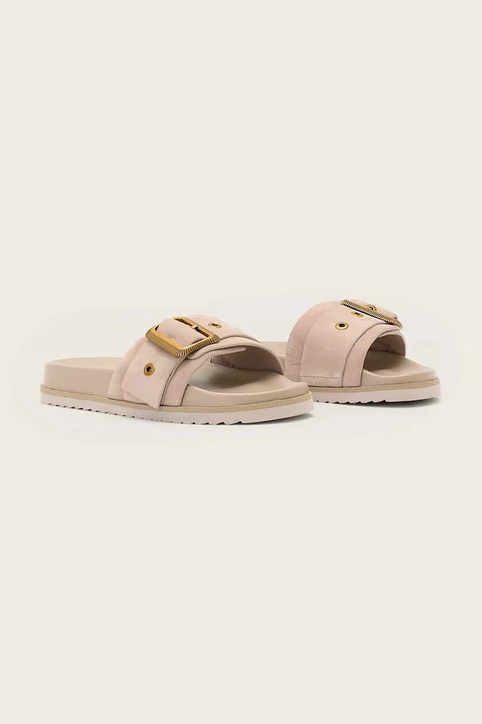 Велурени чехли AllSaints Ellie Western Sandal
