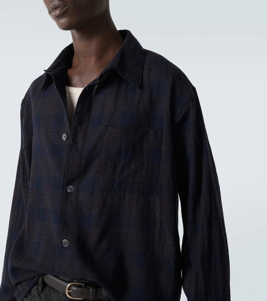 Frame - Plaid wool shirt