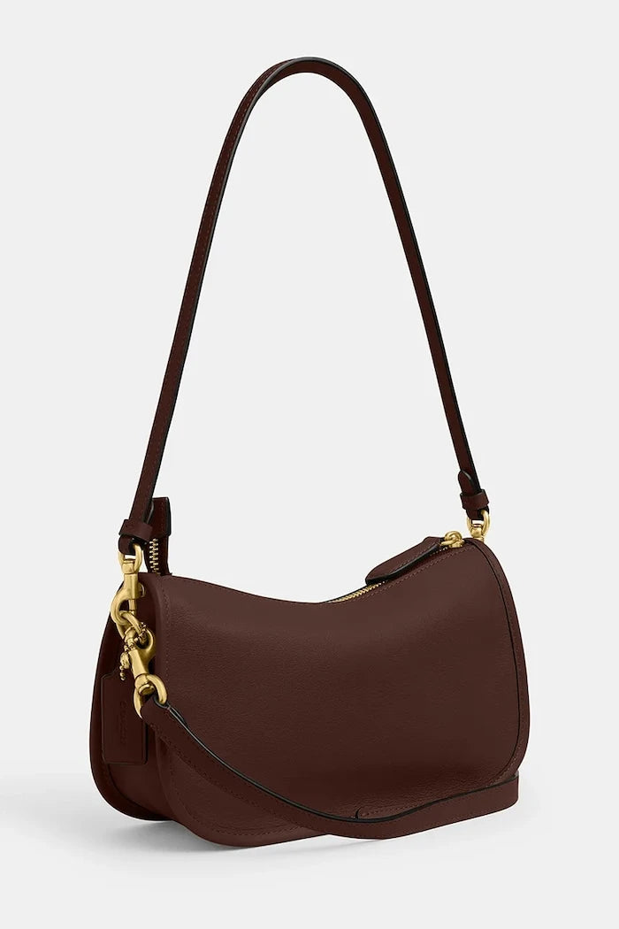 Coach чанта дамска от кожа Waverly