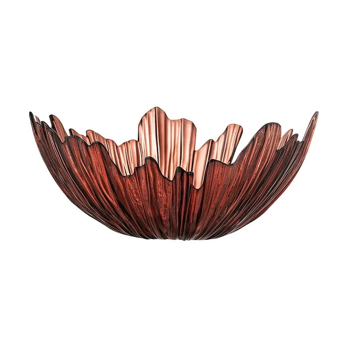 Bloomingville büyük renkli cam servis kasesi 31 x 14 cm