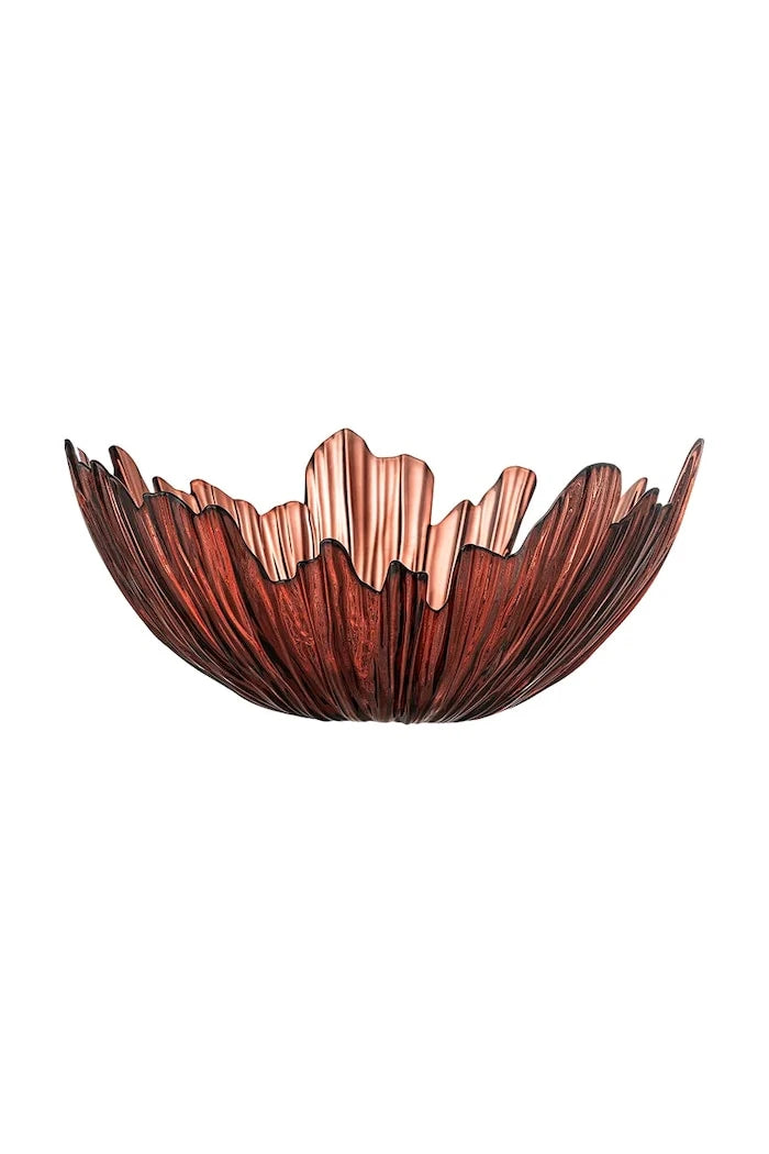 Bloomingville büyük renkli cam servis kasesi 31 x 14 cm