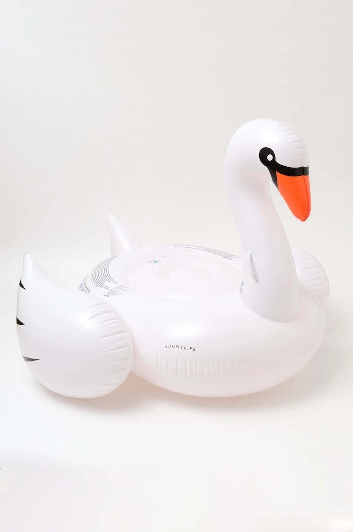 SunnyLife Swan Şişme Yüzme Yatağı
