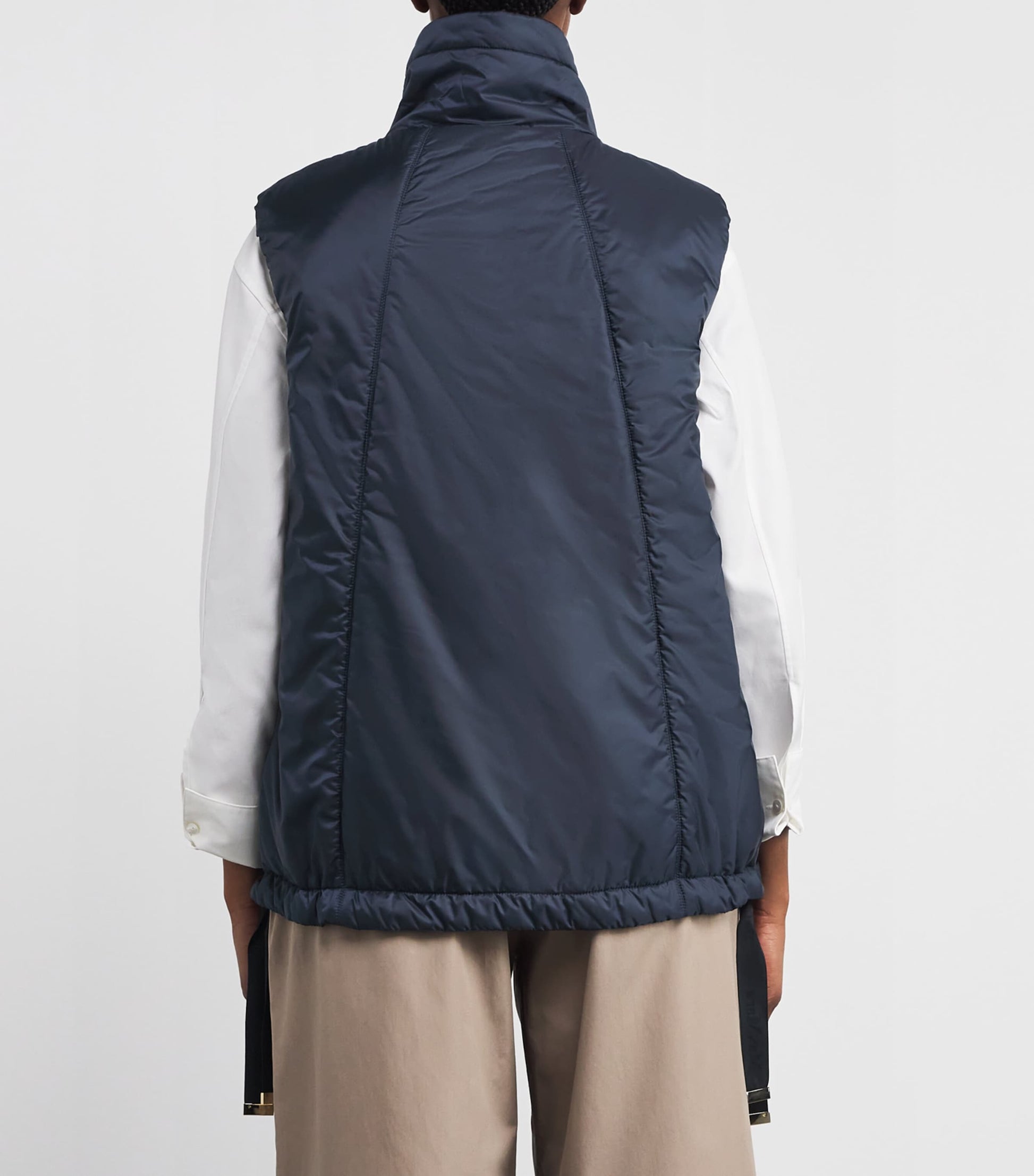 Max Mara Blue Water-Repellent Gilet