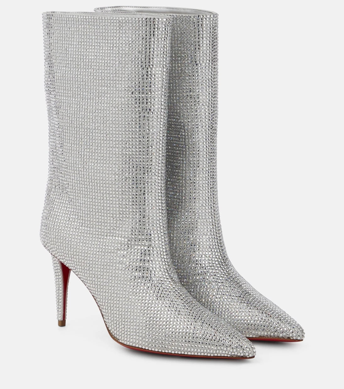 Christian Louboutin - حذاء الكاحل أستريلارغ ستراس من الشمواه