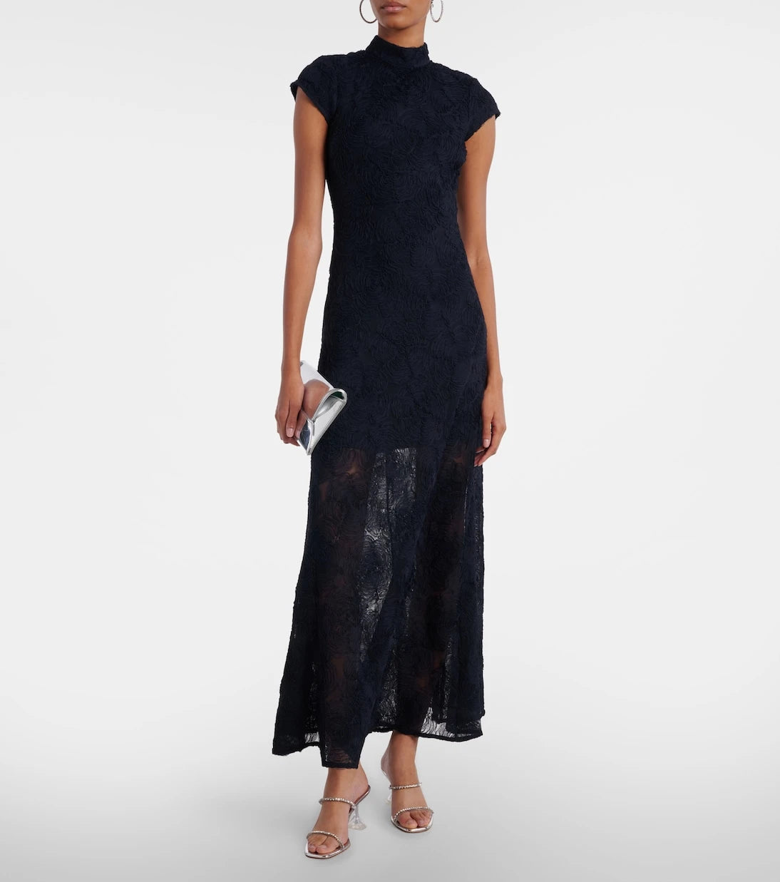 Rotate - Floral mesh gown