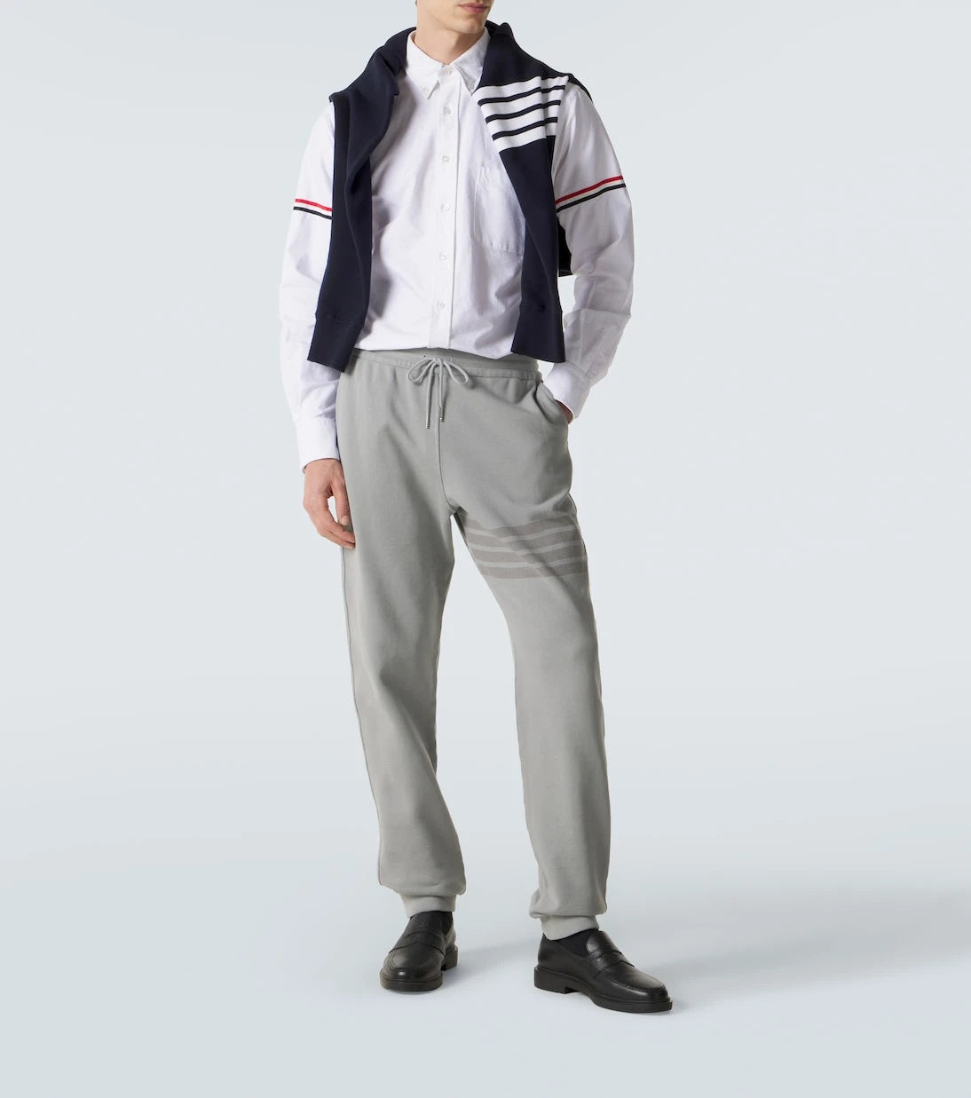 Thom Browne - 4-Bar cotton sweatpants
