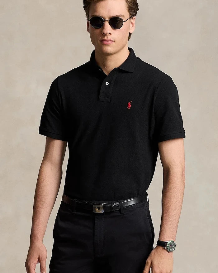 Polo Ralph Lauren BASIC MESH Pamuklu Polo Yaka Tişört