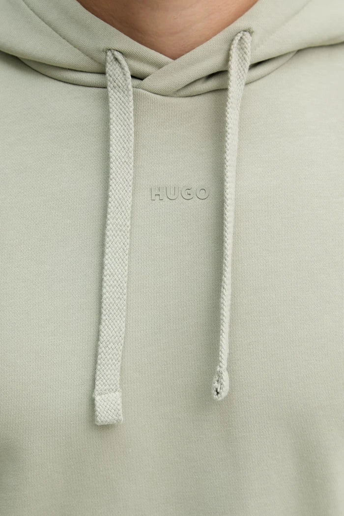 HUGO kapüşonlu erkek pamuklu sweatshirt Dapo